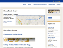 Tablet Screenshot of metronorthrotary.org